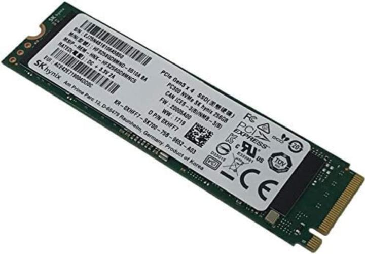 Actual product image Lenovo SSD 256GB M.2 PCIe NVMe (256 GB, M.2 2242)
