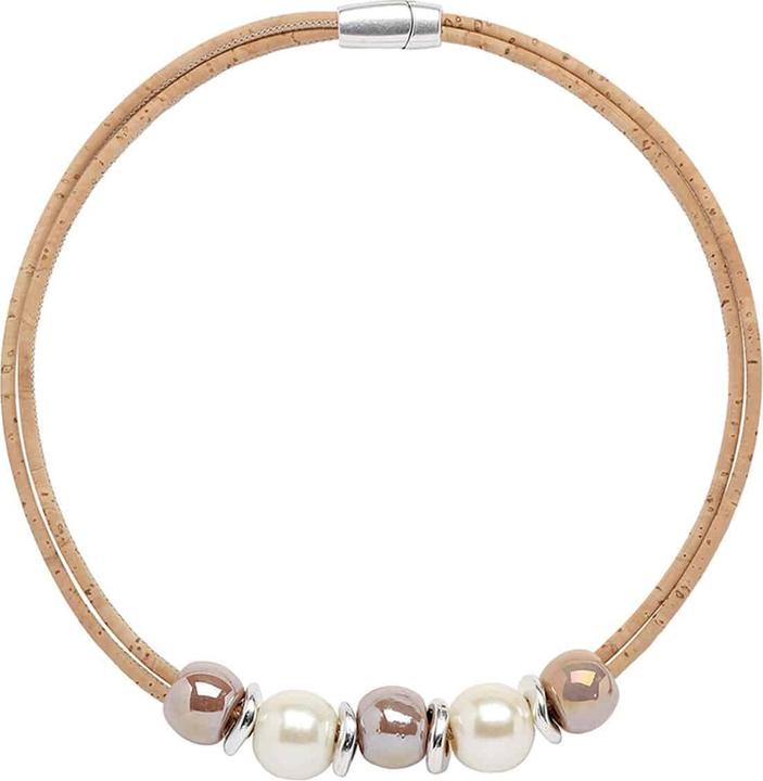 Produktbild Artelusa Halskette «Ceramica Beige» (Kork)