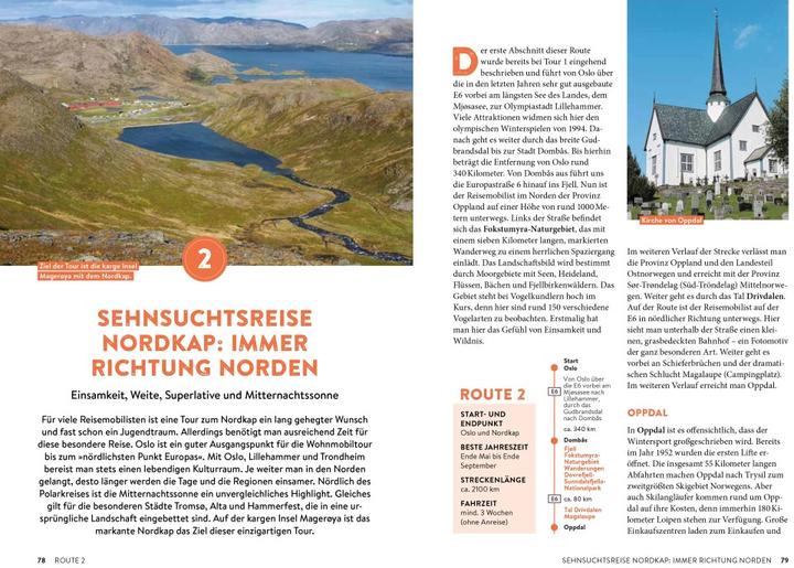 Produktbild Norwegen mit dem Wohnmobil Die schönsten Routen zwischen Südkap und Nordkap (Deutsch, Thomas Kliem, 2023)