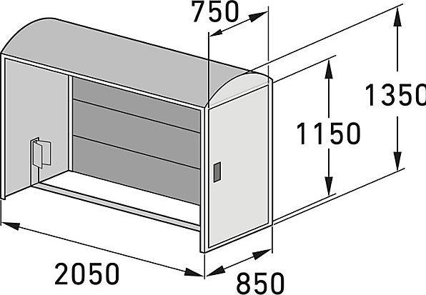 Actual product image kaiserkraft Bike box