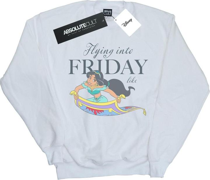 Disney Princess Jasmine Flying Into Friday Like Sweatshirt