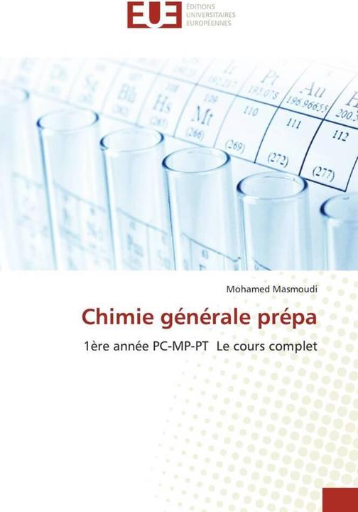 Produktbild Chimie générale prépa (Deutsch, Mohamed Masmoudi, 2023)