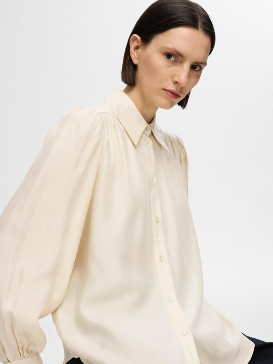 Actual product image Selected Femme Long sleeve satin blouse (38)