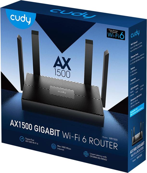 Actual product image Cudy WR1500