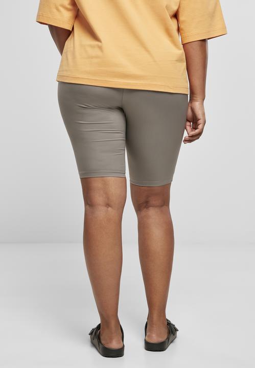 Actual product image Urban Classics Ladies Imitation Leather Cycle Shorts (XS)