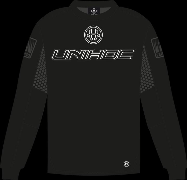Unihoc Goalie Sweater INFERNO all black