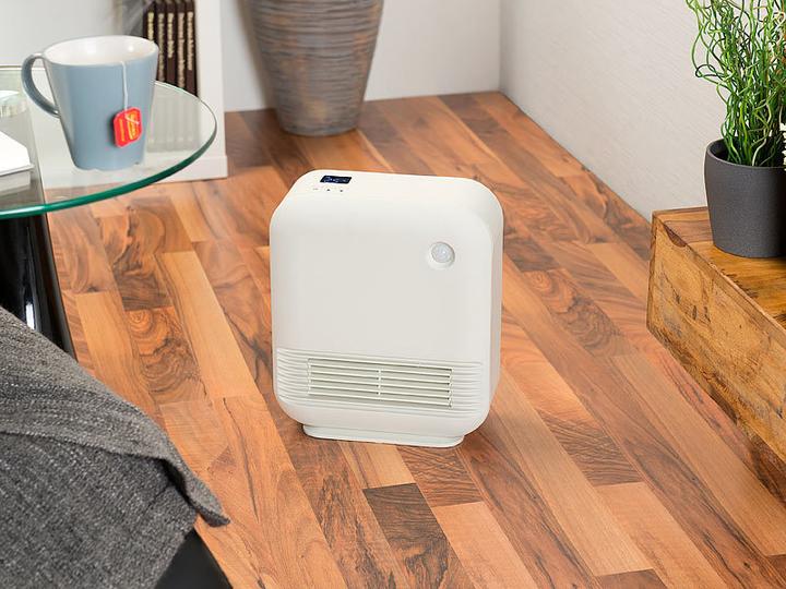Image du produit Sichler Radiateur soufflant design en céramique avec capteur de mouvement, minuterie et affichage (1500 W)