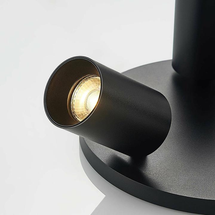 Actual product image Arcchio Brinja ceiling spotlight, round 3-light, black (GU10)