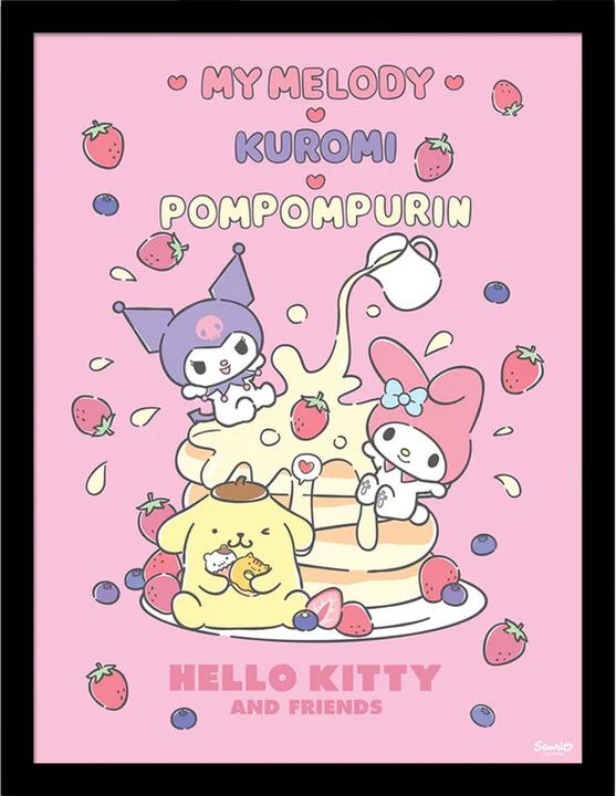 Image du produit Hello Kitty & Friends - Poster encadré (40 x 30 cm)