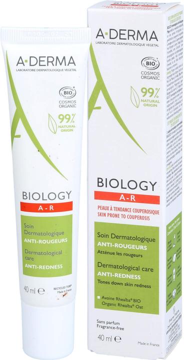 Actual product image A-Derma BIOLOGY cream anti-redness cream (40 ml, 24h cream)