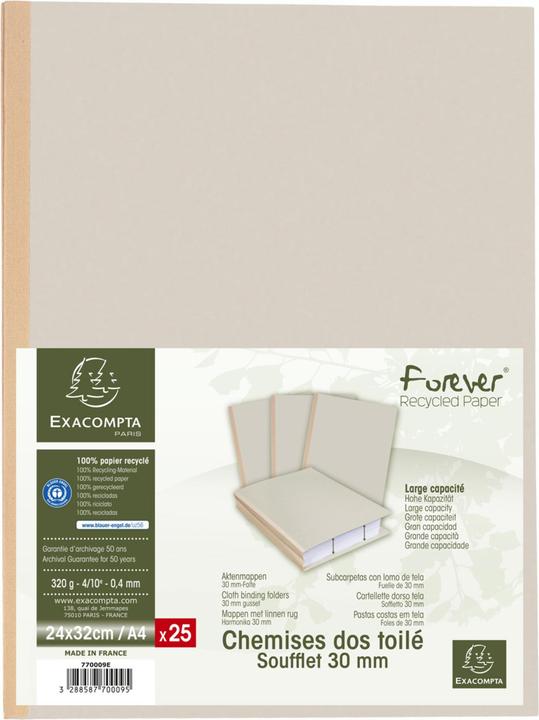 Image du produit Exacompta Fardes de classement - Couvertures de dossiers (A4, 25 x)