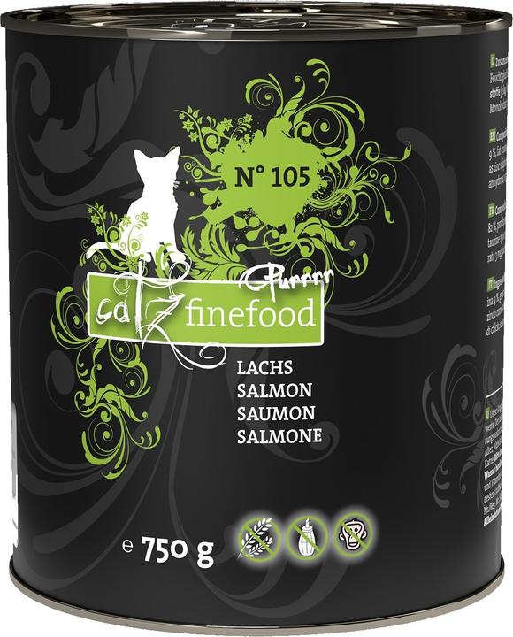 Produktbild Catz Finefood Purrrr No.105 Lachs (Adult, 6 Stk., 750 g)