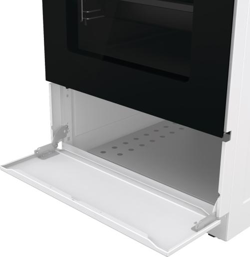 Produktbild Gorenje GE5 A22 WH ws Standherd A 50cm 4Kochplatten 70L 6Heizarten