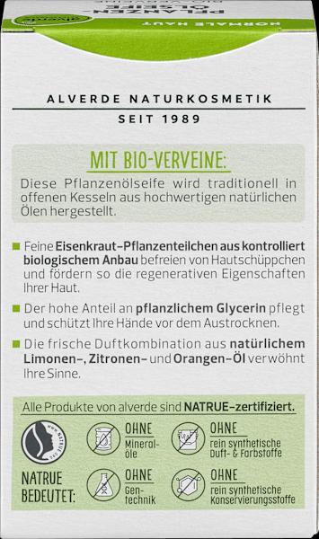 Produktbild dm alverde Pflanzenölseife Bio-Verveine (Kernseife)