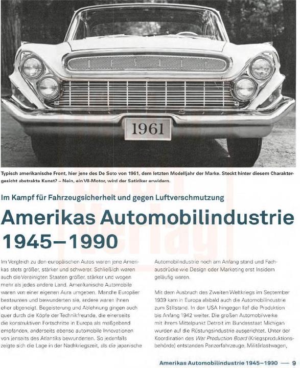 Produktbild Amerikanische Autos 1945-1990 (Deutsch, Roger Gloor, 2022)
