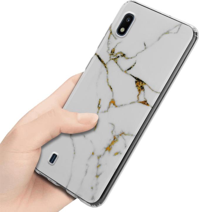 Actual product image Cadorabo IMD TPU Colorful Marble Cover (Samsung Galaxy A10, HTC One M10)
