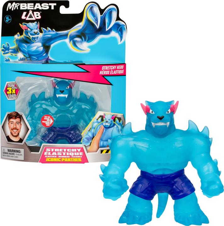 Produktbild Moose Mr. Beast Lab Goo Jit Zu Dehnbare Figur Iconic Panther
