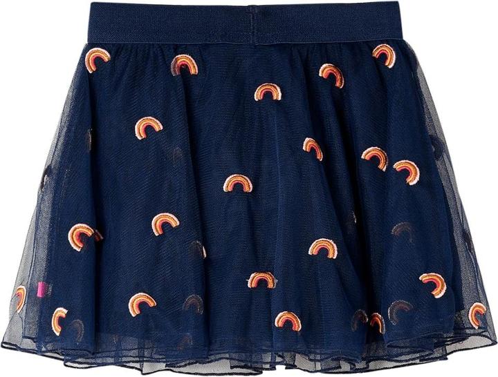 Immagine prodotto VidaXL Gonna per bambini con tulle blu navy 140,Materiale esterno: 100 (140)