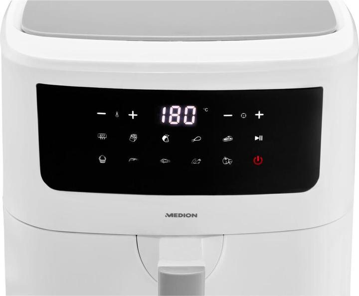 Actual product image Medion MD 11750 Life P10 XL Duo deep fryer 6.8 litre, white