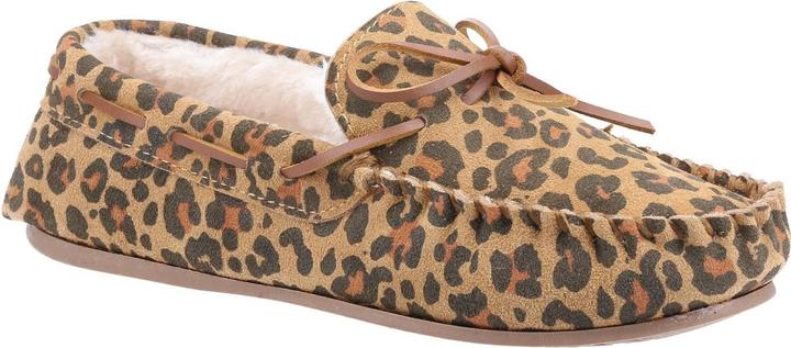 Produktbild Hush Puppies Hausschuhe Allie LeoMuster Wildleder (38)