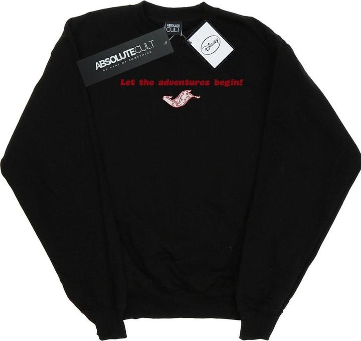 Actual product image Disney Mens Aladdin Let The Adventures Begin Sweatshirt (S)