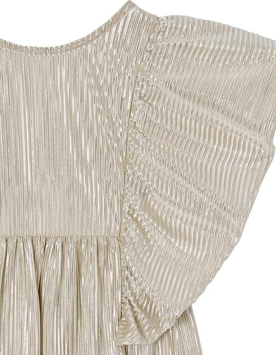 Actual product image Vertbaudet Mädchen Festkleid mit Schmetterlingsärmeln aus Lamé (92)