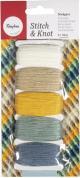 Image du produit Rayher Fil de coton Stitch & Knot, pastel, 50 m (50 m)