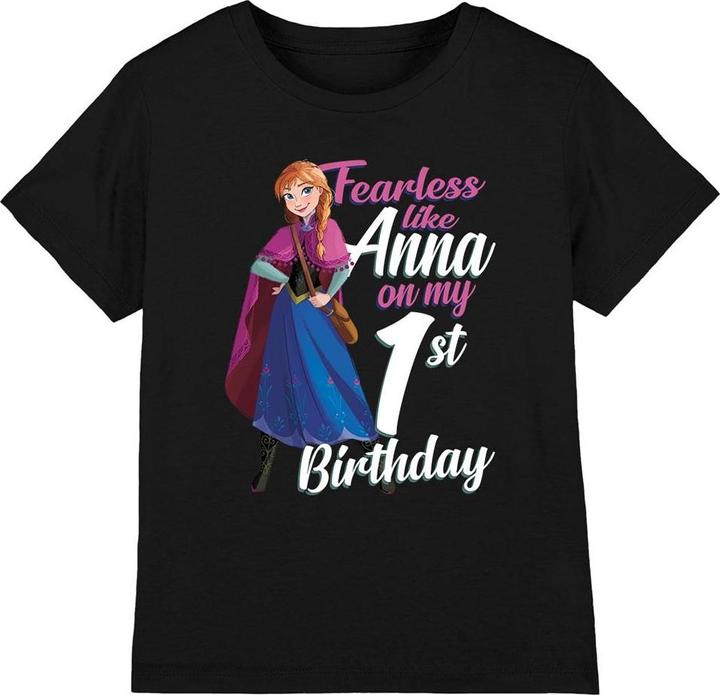Disney Frozen Fearless Like Anna TShirt 1. Geburtstag