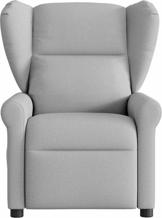 Actual product image VidaXL Massage chair electric cloud grey fabric