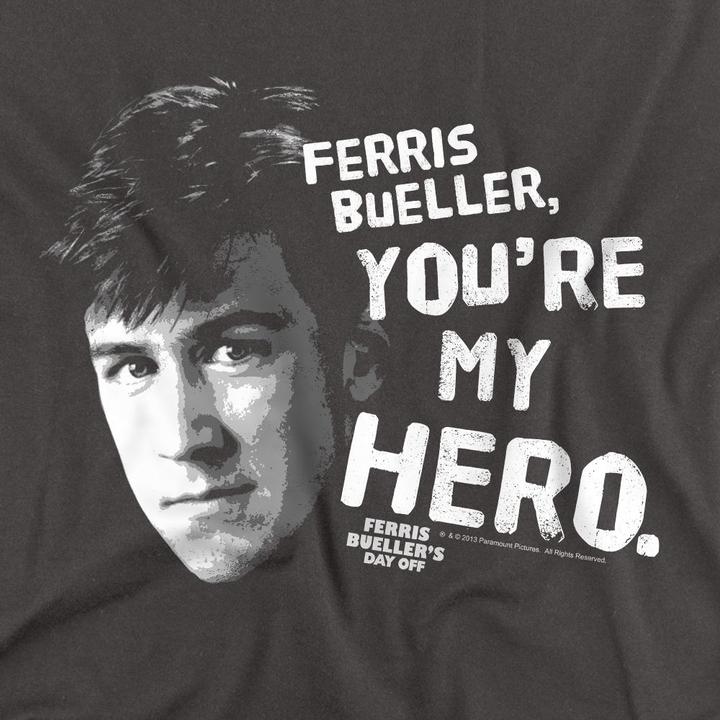 Immagine prodotto Ferris Bueller´s Day Off Ferris Bueller's Day Off My Hero Maglietta Adulto Unisex (L)