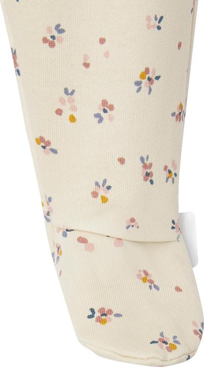 Produktbild Vertbaudet Baby Strampler mit Rüschen & Blumen, Öffnung hinten Oeko-Tex (50)