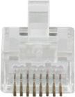 Image du produit LogiLink Connecteurs modulaires RJ45 Cat.6A UTP, avec embout et guide d'enfilage, 100 pièces de chaque (Câble réseau Connecteur)