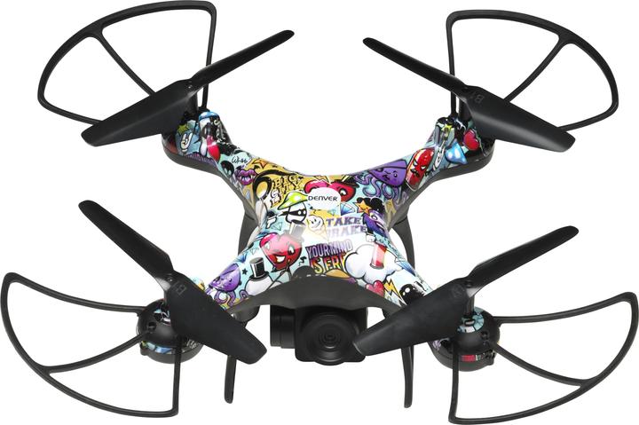 Denver DCH-350 Camera Drone Quadrocopter Multicolor 4 Rotors 1600 mAh (22 min, 270 g, 1 Mpx)