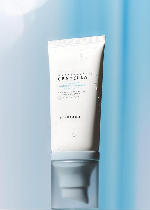 Actual product image Skin1004 Madagascar Centella Hyalu-Cica Water-Fit Sun Serum (Sun cream face, SPF 50+, 50 ml, 50 g)