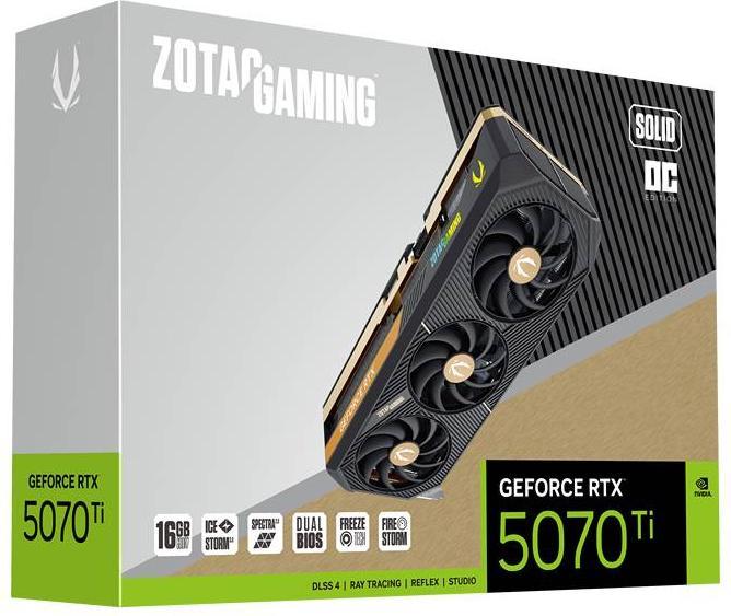 Immagine prodotto Zotac GeForce RTX 5070 Ti Solid OC (16 GB)