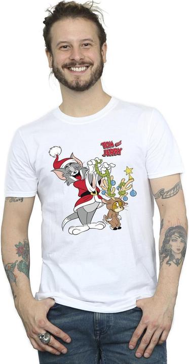 Immagine prodotto Tom & Jerry Christmas Reindeer Maglietta Uomo (4XL)