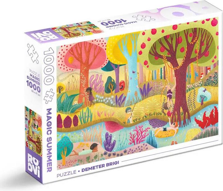 Roovi Puzzle 1000 pezzi Foresta magica, Estate (1000 pezzi)