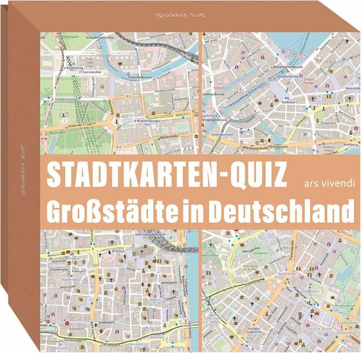 Produktbild Stadtkarten-Quiz Grossstädte in Deutschland (Deutsch)