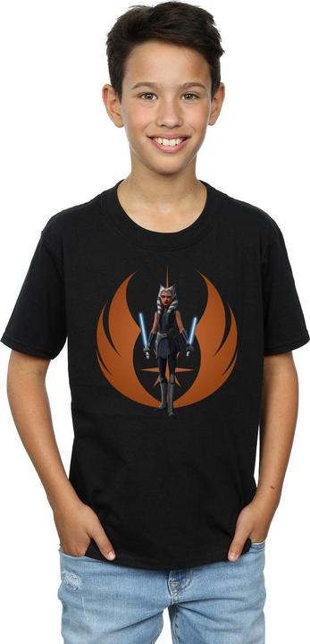 Immagine prodotto Star Wars Clone Wars Ahsoka Rebel Pose Maglietta Ragazzi (152, 158)