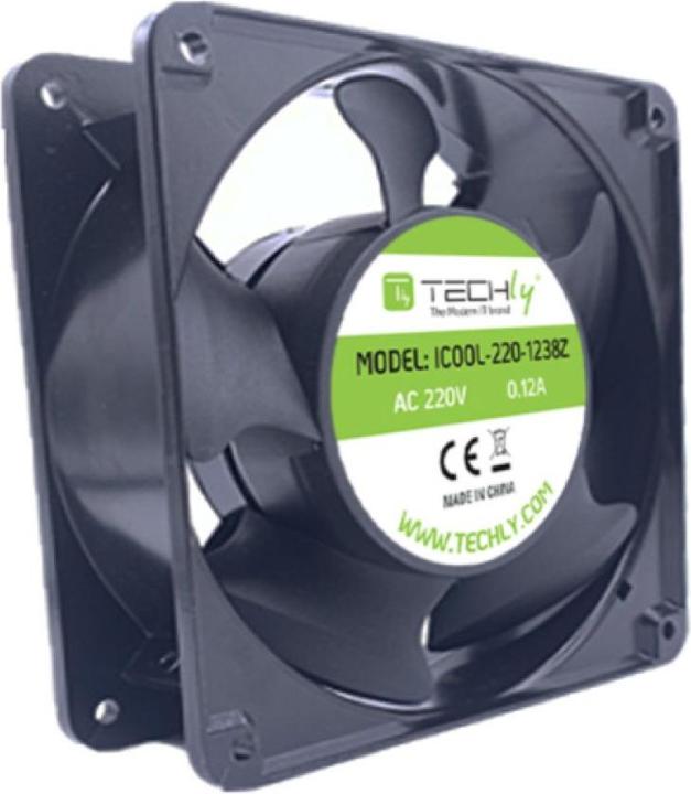 Immagine prodotto Techly Ventola per PC 120x120x38 220V (120 mm, 1 x)