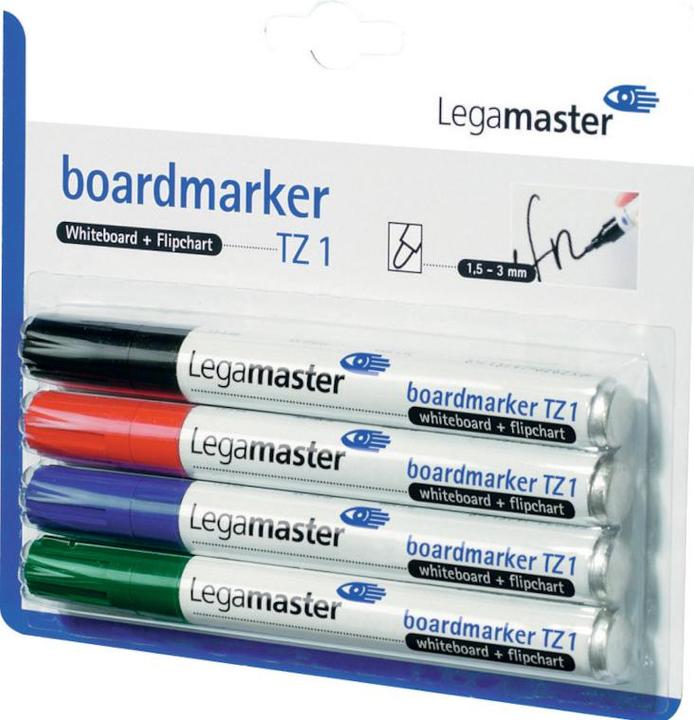 Legamaster Marqueurs de cartes (Multicolore, 3 mm, 4 x)