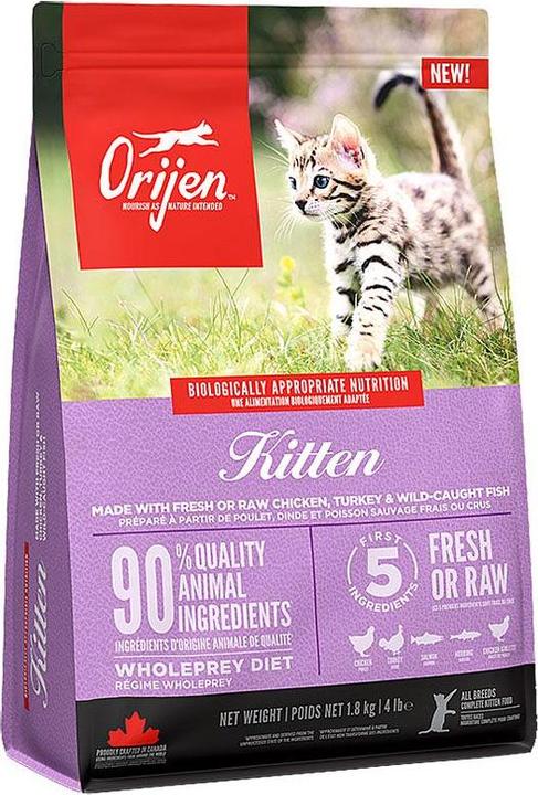 Produktbild Orijen Trockenfutter Kitten mit Huhn (Junior, 1 Stk., 1800 g)