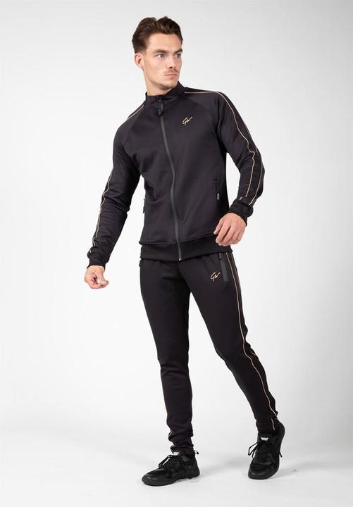 Actual product image Gorilla Wear Reversible Track Jacket Black/Gold (S)