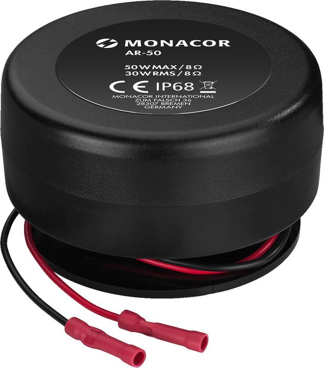Actual product image Monacor AR-50 Exciter loudspeaker 50 W St. (1 pcs.)