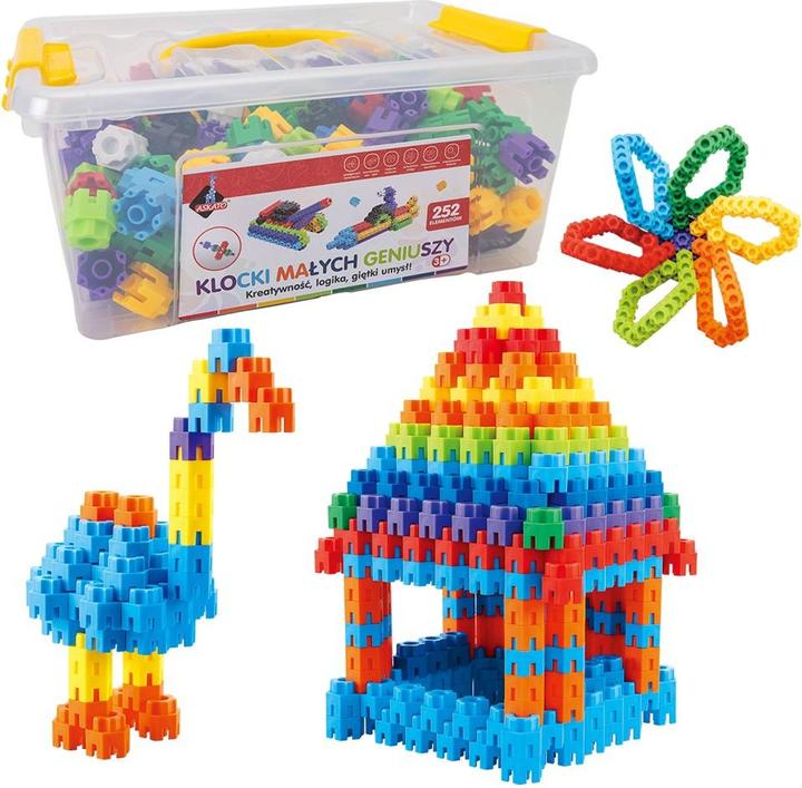 Actual product image Askato Building blocks for little geniuses, screws, 252 elements