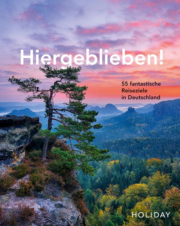 Actual product image HOLIDAY Reisebuch: Hiergeblieben! – 55 fantastische Reiseziele in Deutschland (German, Jens van Rooij, 2020)