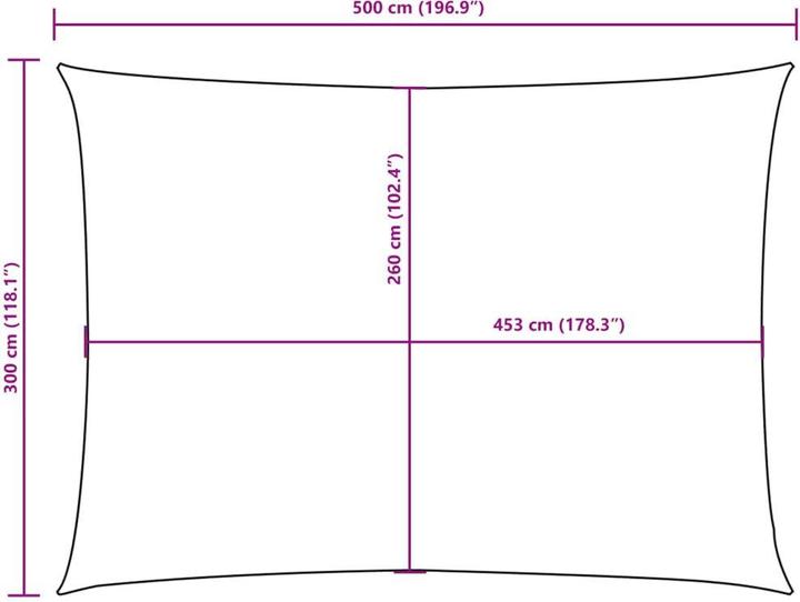 Actual product image VidaXL Nezhatok (300 x 500 cm)