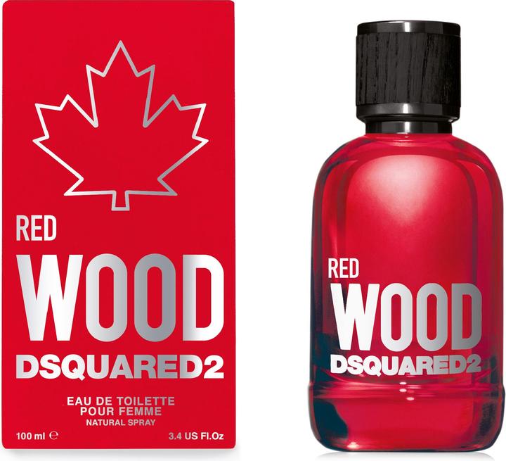 Actual product image Dsquared2 Wood Red Woman (Eau de toilette, 100 ml)