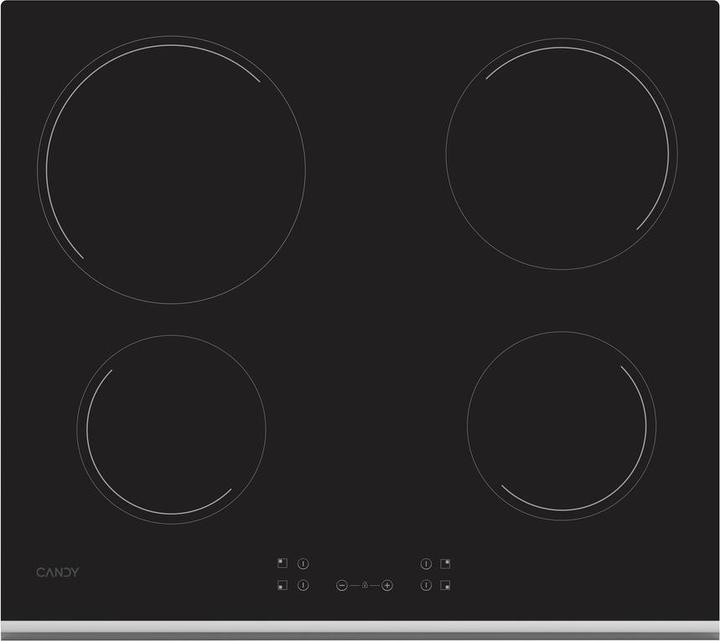 Image du produit Candy CH64XB Noir Cuiseur(s) encastré(s) à 4 cuissons en céramique