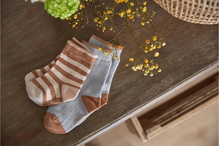 Image du produit Lässig Lot de 3 chaussettes Bleu clair Caramel Gr. 23 - 26 (Lot de 3, 23 - 26)